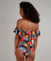 Maio-Body-Ombro-a-Ombro-com-Babado-Estampado-Tropical-Sem-Bojo-Protecao-UV-50--Preto-9671304-Preto_2