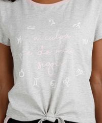 Pijama-Feminino--A-culpa-e-do-meu-signo--Manga-Curta--Cinza-Mescla-Claro-9603404-Cinza_Mescla_Claro_3