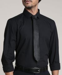 Gravata-Masculina-em-Jacquard-Preta-9663758-Preto_2