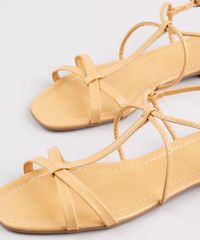 Rasteira-Feminina-Oneself-com-Textura-Croco-Mostarda-9684344-Mostarda_2