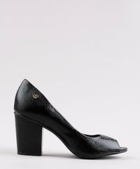 Scarpin-Feminino-Via-Uno-Peep-Toe-com-Textura-de-Cobra-Salto-Alto-Grosso-Preto-9661667-Preto_1