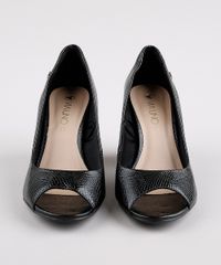 Scarpin-Feminino-Via-Uno-Peep-Toe-com-Textura-de-Cobra-Salto-Alto-Grosso-Preto-9661667-Preto_4
