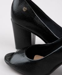 Scarpin-Feminino-Via-Uno-Peep-Toe-com-Textura-de-Cobra-Salto-Alto-Grosso-Preto-9661667-Preto_5