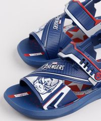 Papete-Infantil-Grendene-Vingadores-com-Aviao-Azul-Marinho-9795237-Azul_Marinho_5