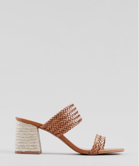 Tamanco-Feminino-Oneself-Salto-Medio-Quadrado-Caramelo-9702590-Caramelo_1