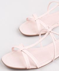 Rasteira-Feminina-Oneself-com-Textura-Croco-Rosa-Claro-9684346-Rosa_Claro_2