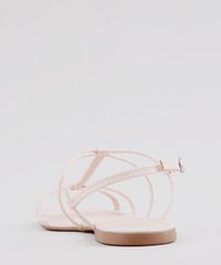 Rasteira-Feminina-Oneself-com-Textura-Croco-Rosa-Claro-9684346-Rosa_Claro_3