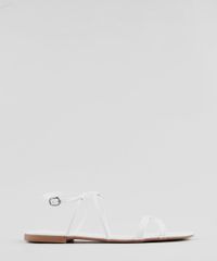 Rasteira-Feminina-Oneself-com-Textura-Croco-Branca-9684345-Branco_1