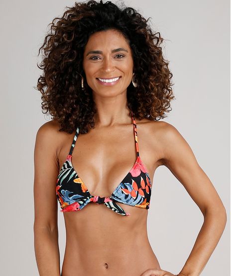 Biquini-Top-Cortininha-Estampado-Floral-com-Bojo-Removivel-Protecao-UV50--Preto-9671301-Preto_1