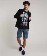 Camiseta-Masculina-Monstros-S-A--Manga-Curta-Gola-Careca-Preta-9780408-Preto_3