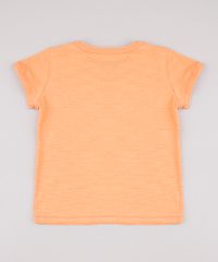 Camiseta-Infantil-Dinossauros-com-Bolso-Manga-Curta-Laranja-9768189-Laranja_2