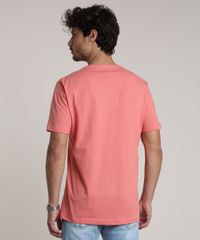 Camiseta-Masculina--Paradise--Manga-Curta-Gola-Careca-Coral-9753421-Coral_2