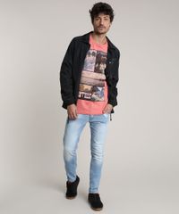 Camiseta-Masculina--Paradise--Manga-Curta-Gola-Careca-Coral-9753421-Coral_3
