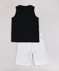 Conjunto-Infantil-de-Regata-Pantera-Negra-Preta---Bermuda-em-Moletom-Cinza-Mescla-Claro-9736687-Cinza_Mescla_Claro_2