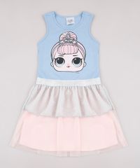 Vestido-Infantil-LOL-Surprise-com-Lurex-e-Tule-Sem-Manga-Azul-Claro-9738184-Azul_Claro_1