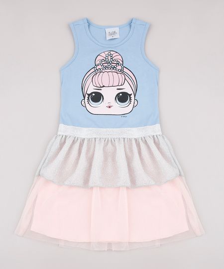 Vestido-Infantil-LOL-Surprise-com-Lurex-e-Tule-Sem-Manga-Azul-Claro-9738184-Azul_Claro_1 Vestido-Infantil-LOL-Surprise-com-Lurex-e-Tule-Sem-Manga-Azul-Claro-9738184-Azul_Claro_1