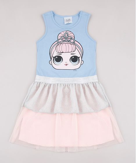 vestido infantil lol