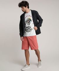 Bermuda-Masculina-Reta-com-Cordao-Coral-9752216-Coral_3