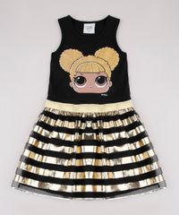 Vestido-Infantil-LOL-Surprise-com-Brilho-e-Tule-Sem-Manga-Preto-9675168-Preto_1