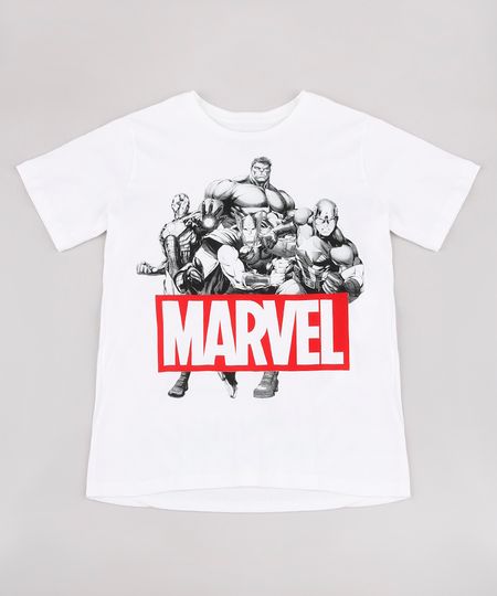 Camiseta-Infantil-Marvel-Os-Vingadores-Manga-Curta-Off-White-9730463-Off_White_1