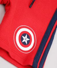 Bermuda-Infantil-Capitao-America-em-Moletom-com-Faixas-Laterais-Vermelha-9730346-Vermelho_5