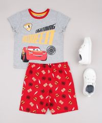 Pijama-Infantil-Relampago-McQueen-Manga-Curta-Cinza-Mescla-9632353-Cinza_Mescla_3