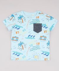 Camiseta-Infantil-Estampada-Tropical-com-Bolso-Manga-Curta-Azul-Claro-9733621-Azul_Claro_1
