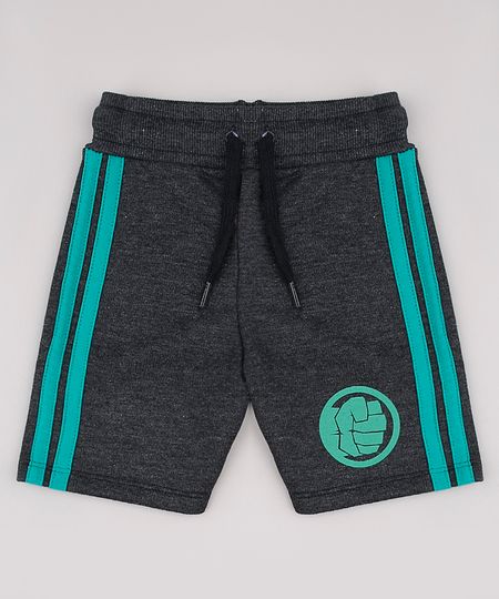 Bermuda-Infantil-Hulk-em-Moletom-com-Faixas-Laterais-Cinza-Mescla-Escuro-9733979-Cinza_Mescla_Escuro_1 Bermuda-Infantil-Hulk-em-Moletom-com-Faixas-Laterais-Cinza-Mescla-Escuro-9733979-Cinza_Mescla_Escuro_1