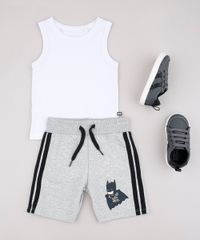 Bermuda-Infantil-Batman-em-Moletom-com-Faixas-Laterais-Cinza-Mescla-9730344-Cinza_Mescla_3