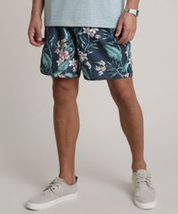 Short-Masculino-Estampado-Floral-com-Bolsos-Azul-Marinho-9513685-Azul_Marinho_1