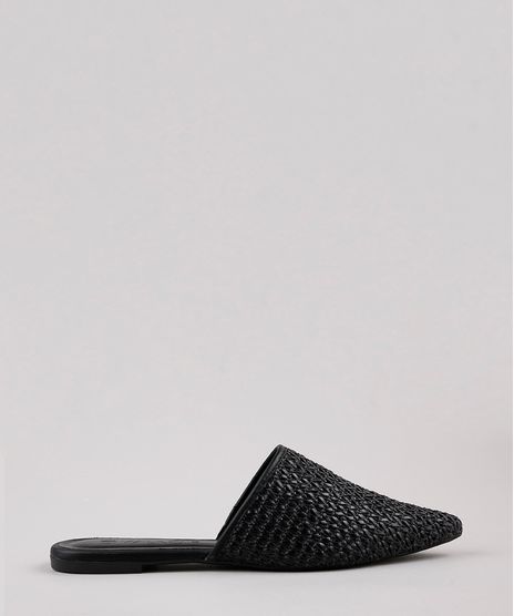 Mule-Feminino-Via-Uno-Bico-Fino-Texturizado-Preto-9684971-Preto_1