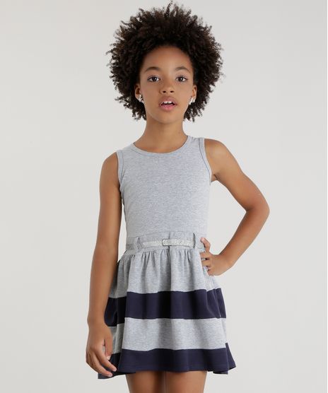 Vestido-com-Cinto-Cinza-Mescla-8579038-Cinza_Mescla_1