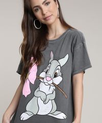 Blusa-Feminina-Tambor-Bambi-Ampla-Manga-Curta-Decote-Redondo-Chumbo-9716465-Chumbo_4
