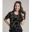 Blusa-Feminina-Mickey-Ampla-Estampada-Camuflada-Manga-Curta-Decote-Redondo-Verde-Militar-9767237-Verde_Militar_1