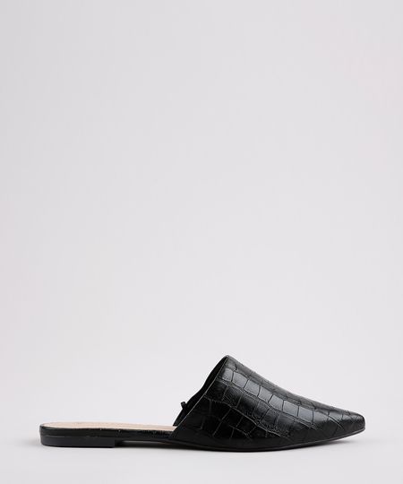 Mule-Feminino-Via-Uno-Bico-Fino-Croco-Preto-9684965-Preto_1
