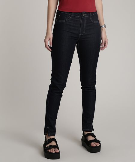 Calca-Jeans-Feminina-Sawary-Cigarrete-Push-Up-Azul-Escuro-9807193-Azul_Escuro_1