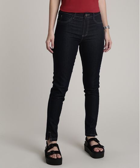 Calca-Jeans-Feminina-Sawary-Cigarrete-Push-Up-Azul-Escuro-9807193-Azul_Escuro_1