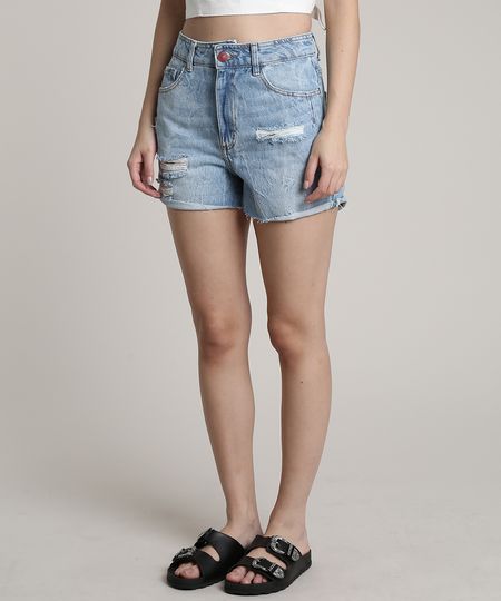 short cintura alta folgadinho