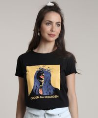 Blusa-Feminina--Ordem-na-Desordem--Manga-Curta-Decote-Redondo-Preta-9712753-Preto_1