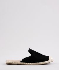 Mule-Feminino-Via-Uno-Bico-Redondo-com-Corda-Preto-9684969-Preto_1