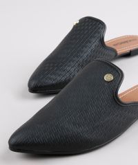 Mule-Feminino-Moleca-Bico-Fino-com-Textura-Preto-9760708-Preto_2