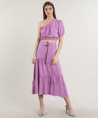 Saia-Feminina-Mindset-Midi-com-Babados-e-Cinto-Lilas-9825713-Lilas_3