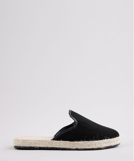 Mule-Feminino-Moleca-Bico-Redondo-com-Corda-Preto-9760706-Preto_1