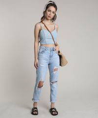 Top-Cropped-Jeans-Feminino-com-Amarracao-Decote-V-Azul-Claro-9753894-Azul_Claro_3
