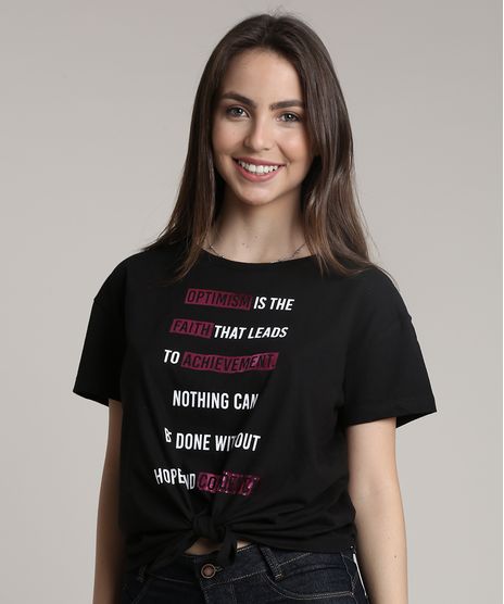 Blusa-Feminina--Optimist--com-No-Manga-Curta-Decote-Redondo-Preta-9699275-Preto_1