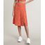 Saia-Feminina-Midi-Estampada-de-Poa-com-Fenda-Vermelha-9715769-Vermelho_1