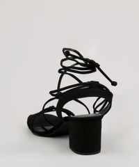 Sandalia-Feminina-Oneself-Salto-Medio-em-Suede-com-Tiras-e-Amarracao-Preta-9805964-Preto_3