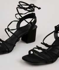 Sandalia-Feminina-Oneself-Salto-Medio-em-Suede-com-Tiras-e-Amarracao-Preta-9805964-Preto_5