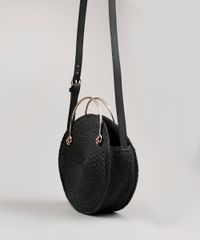Bolsa-Feminina-Redonda-Media-Transversal-de-Palha-Preta-9637357-Preto_3