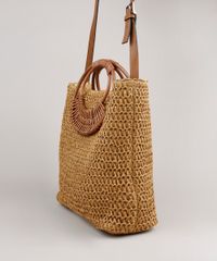 Bolsa-Feminina-Grande-com-Palha-e-Alca-Transversal-Bege-9632525-Bege_3